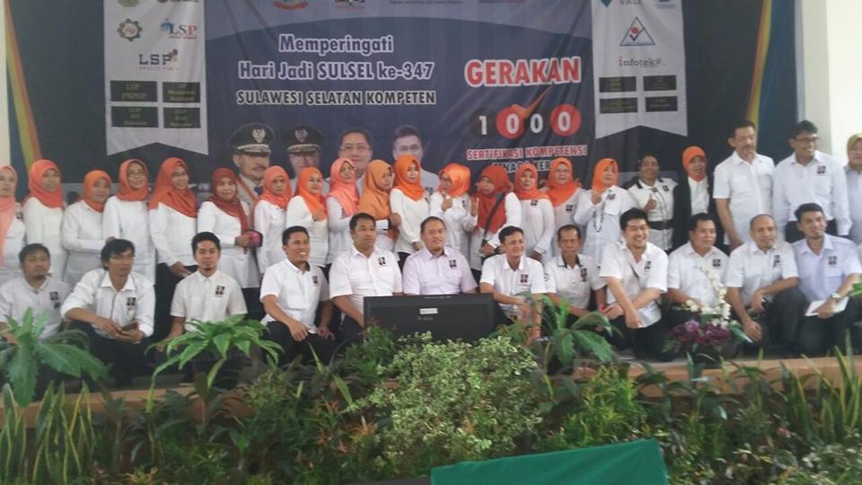 Gerakan 1000 Sertifikasi Kompetensi Tenaga Kerja di Politeknik ATI Makassar