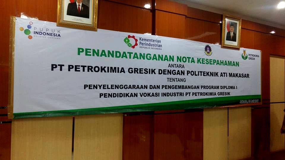 MOU Politeknik ATI Makassar dan Petrokimia Gresik