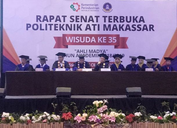 Gelar Wisuda ke 35, Politeknik ATI Makassar Cetak 425 Wisudawan