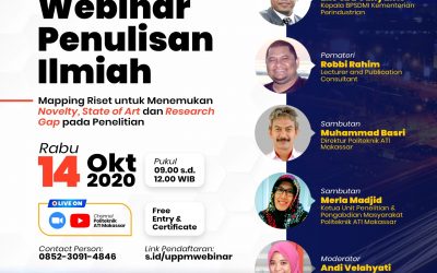 Webinar Teknik Penulisan Ilmiah di Politeknik ATI Makassar