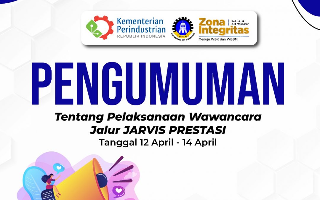 Pengumuman Seleksi Wawancara Jalur JARVIS Prestasi TA 2021/2022