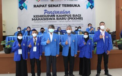 Gelar PKKMB 2021, Politeknik ATI Makassar Sambut 312 Mahasiswa Baru