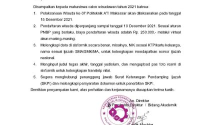 PELAKSANAAN, PENDAFTARAN DAN PENGISIAN DATA WISUDA