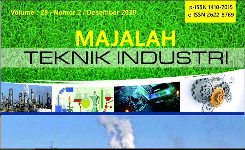 Majalah Teknik Industri Volume 28, Nomor 2, Desember 2020