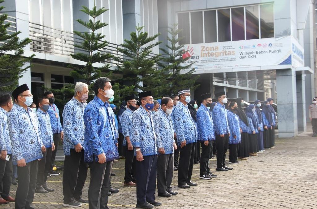 Apel Senin Pagi Perdana Politeknik ATI Makassar di Tahun 2022