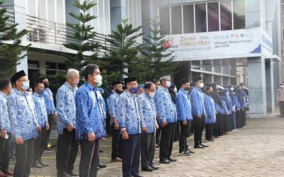 Apel Senin Pagi Perdana Politeknik ATI Makassar di Tahun 2022