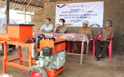 Mahasiswa Poltek ATIM Ciptakan Mesin Bantu Sentra IKM Pembuatan Batu Bata di Gowa