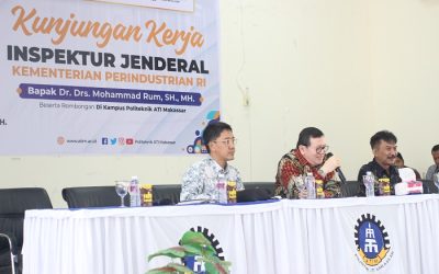 Kunjungan Kerja Irjen Kemenperin di Politeknik ATI Makassar