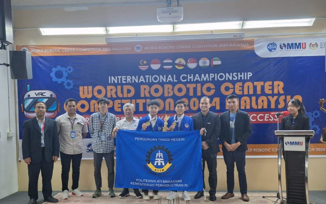 Tim Robot Politeknik ATI Makassar Juara di Malaysia