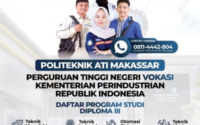 Pendaftaran Mahasiswa Baru Politeknik ATI Makassar T.A 2024/2025 Resmi Dibuka!