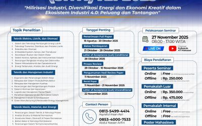 CALL FOR PAPERS-Seminar Nasional Teknologi Industri (SNTI) XII 2025