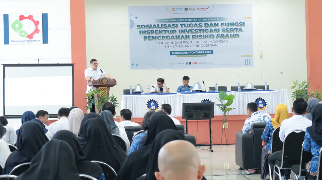 Kunjungan Inspektur Investigasi Kemenperin di Politeknik ATI Makassar