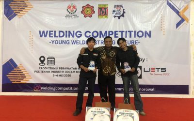 Mahasiswa Politeknik ATI Makassar Raih Juara Welding Competition 2026 di Morowali